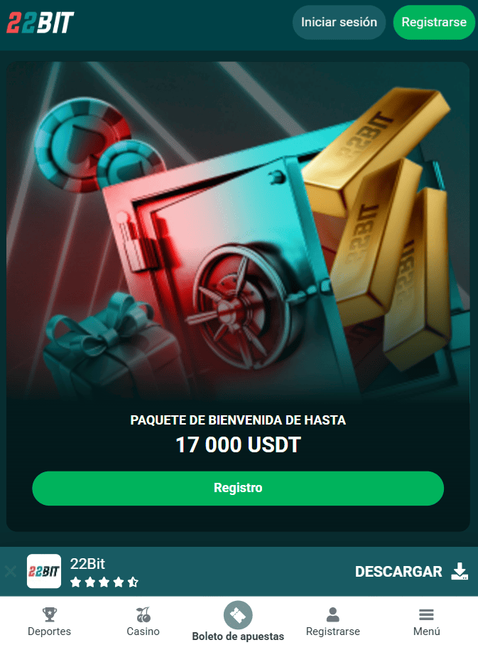 Bono de bienvenida — hasta 17.000 USDT + 150 FS